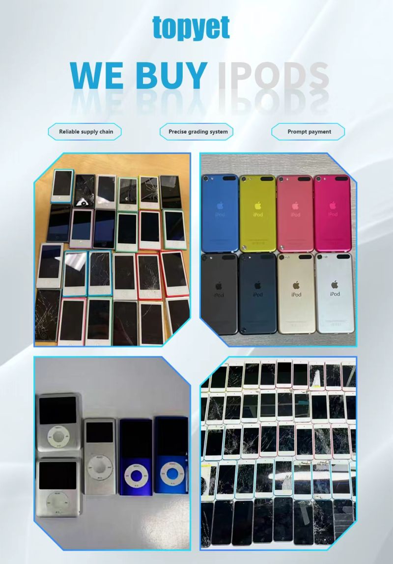 Servizi di riciclaggio e riacquisto di iPod in blocco