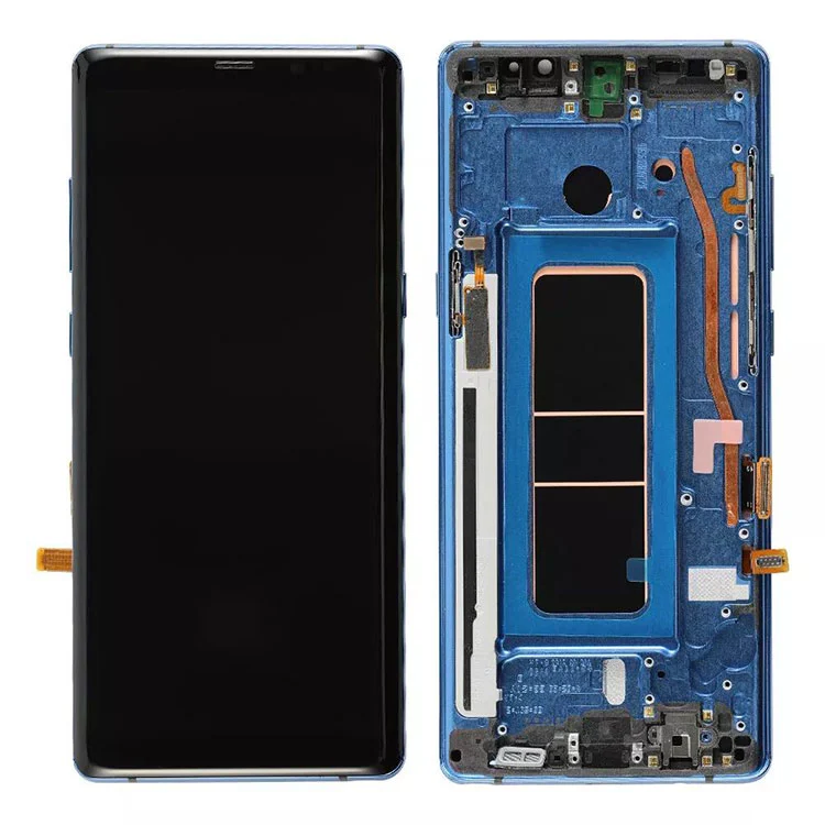 Per Samsung Galaxy Note 8 LCD OLED Screen Screen Digitazer Assembly con frame