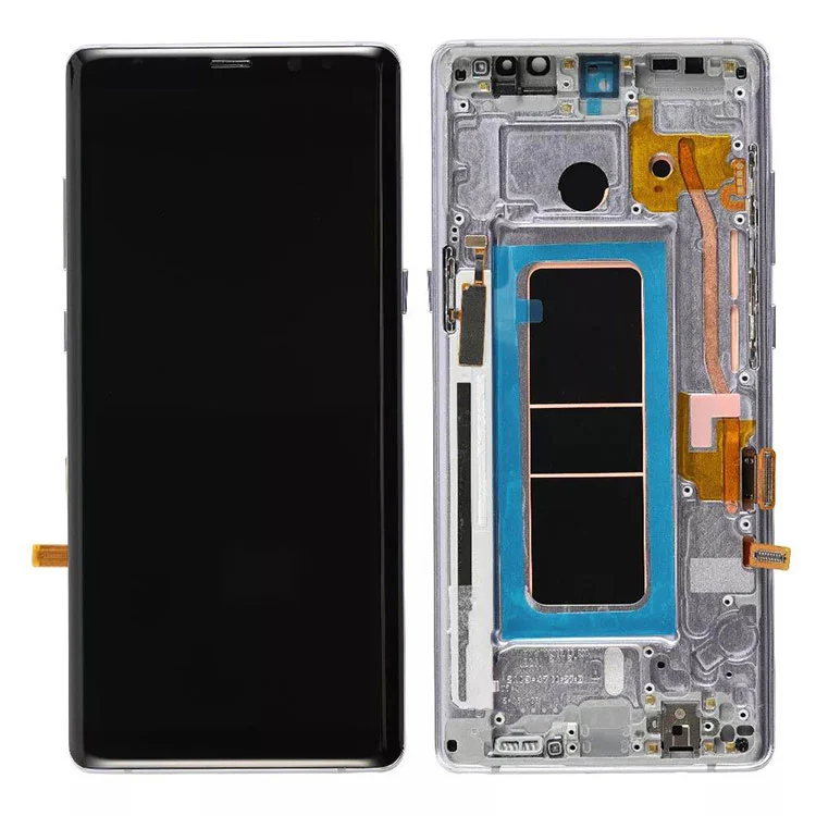 Per Samsung Galaxy Note 8 LCD OLED Screen Screen Digitazer Assembly con frame