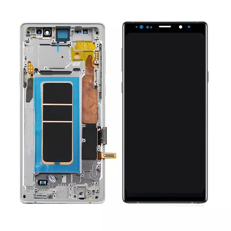 Per Samsung Galaxy Note 9 LCD OLED Screen Screen Digitazer Assembly con frame